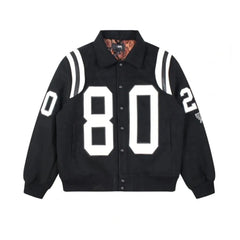 Stussy Collegiate Number Black Sweatshirt