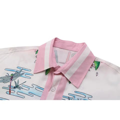 Casablanca Ping Pong Club Sunset Silk Shirt