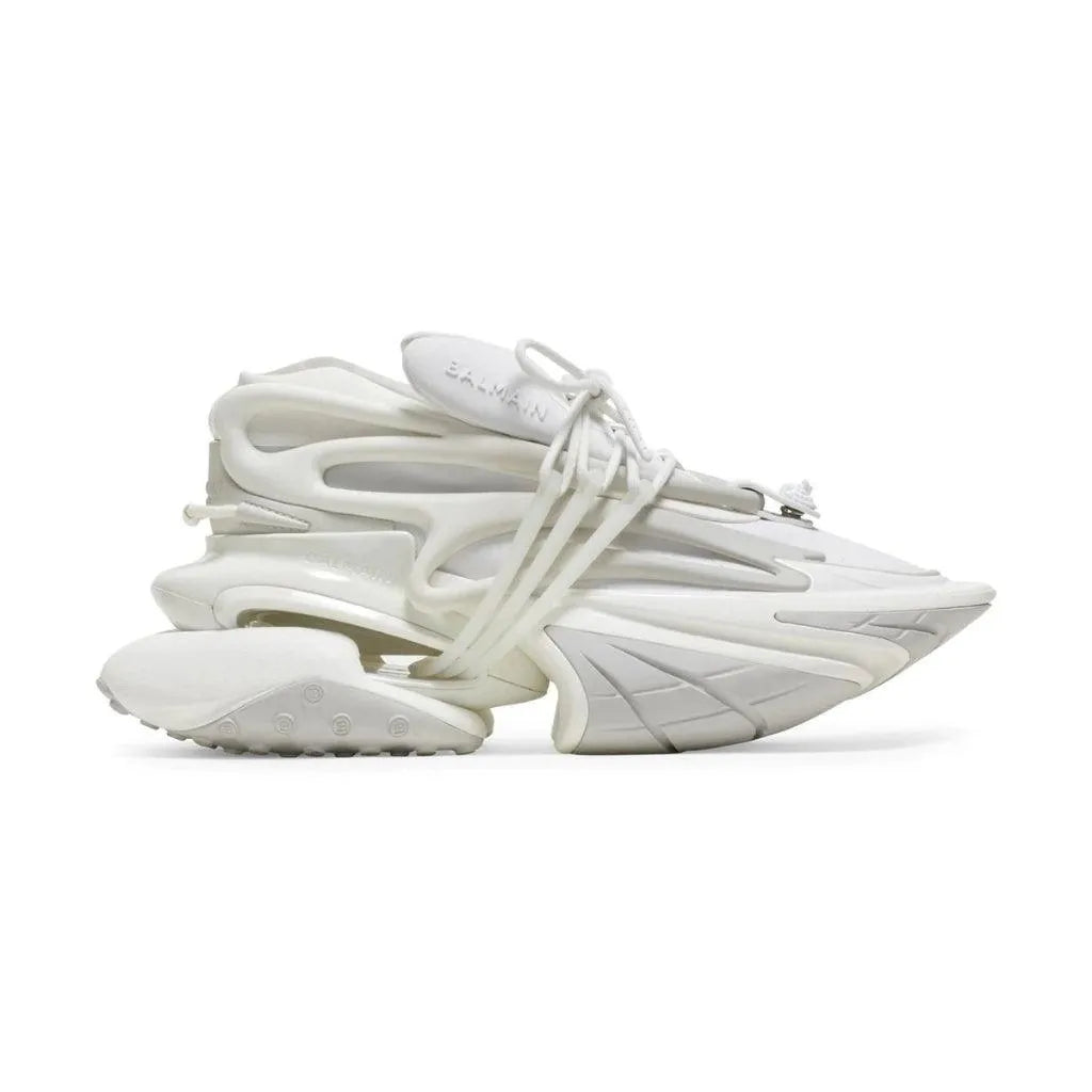 Balmain Chunky Unicorn Sneakers White