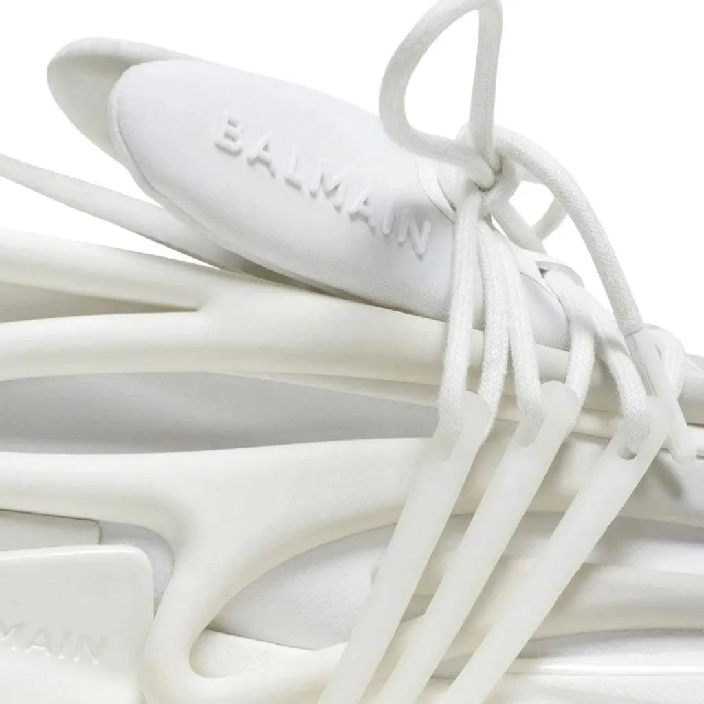 Balmain Chunky Unicorn Sneakers White