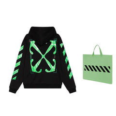 Off-White Hoodie HD2023 Neon Green