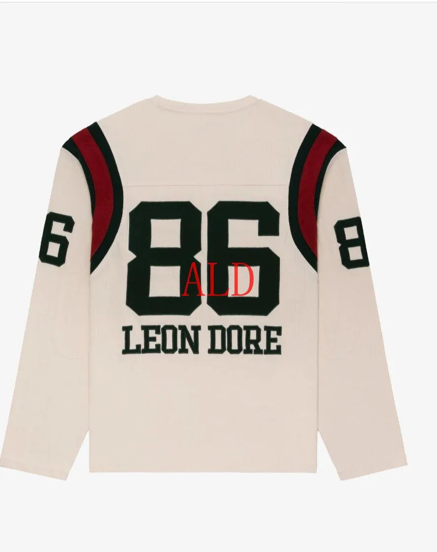 Aimé Leon Dore Long-Sleeve Ribbed Football Jersey