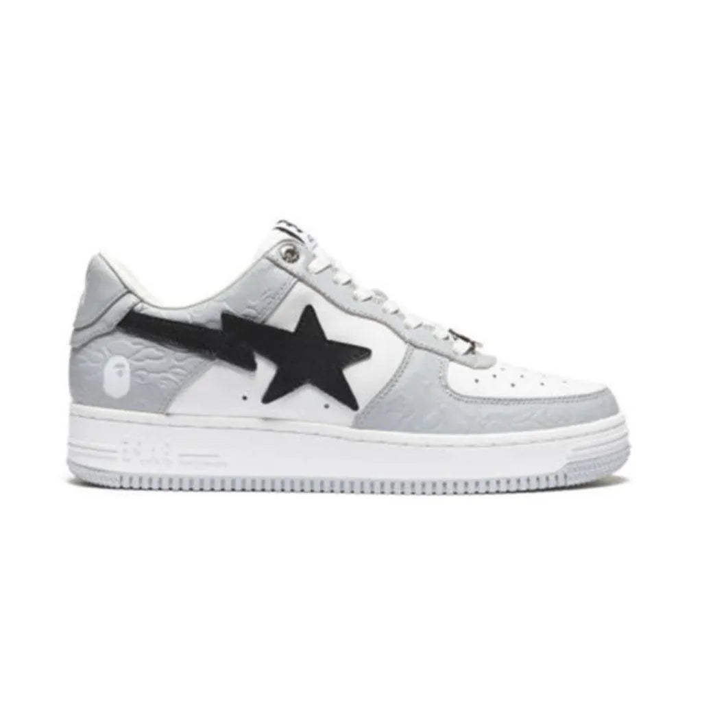 BAPE A Bathing Ape Sneaker Gray #01