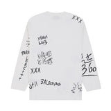 Balenciaga Graffiti White Tee