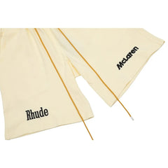 Rhude Logobrand McLaren Cream Shorts