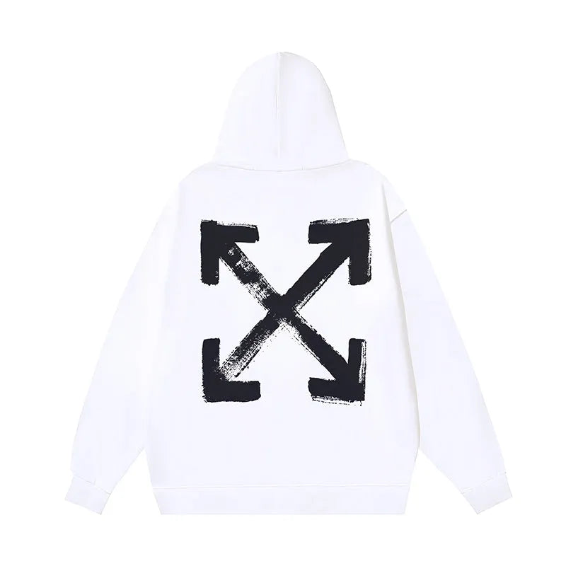 Off-White Black Paint Arrow Hoodie