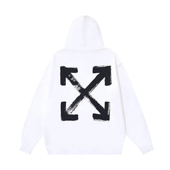 Off-White Black Paint Arrow Hoodie