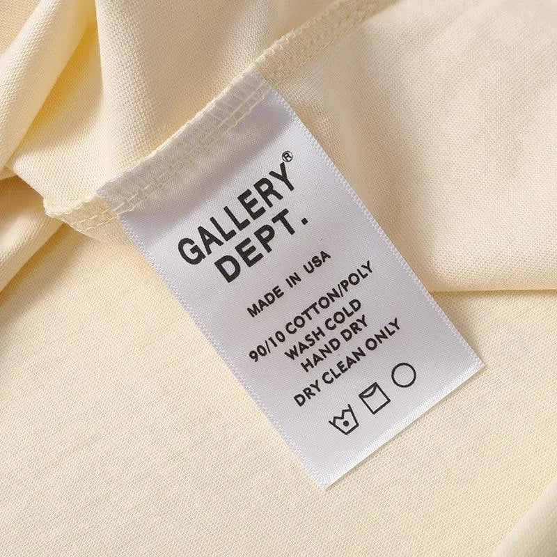 Gallery Dept. Don't Be Racist Beige T-Shirt