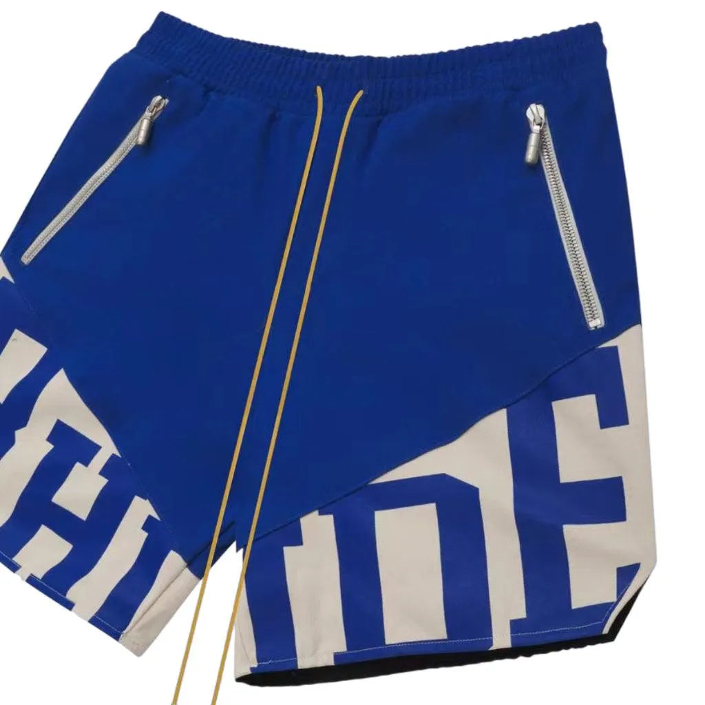 Rhude Logobrand Shorts Blue