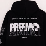 Amiri Hoodie Premier Logobrand Black