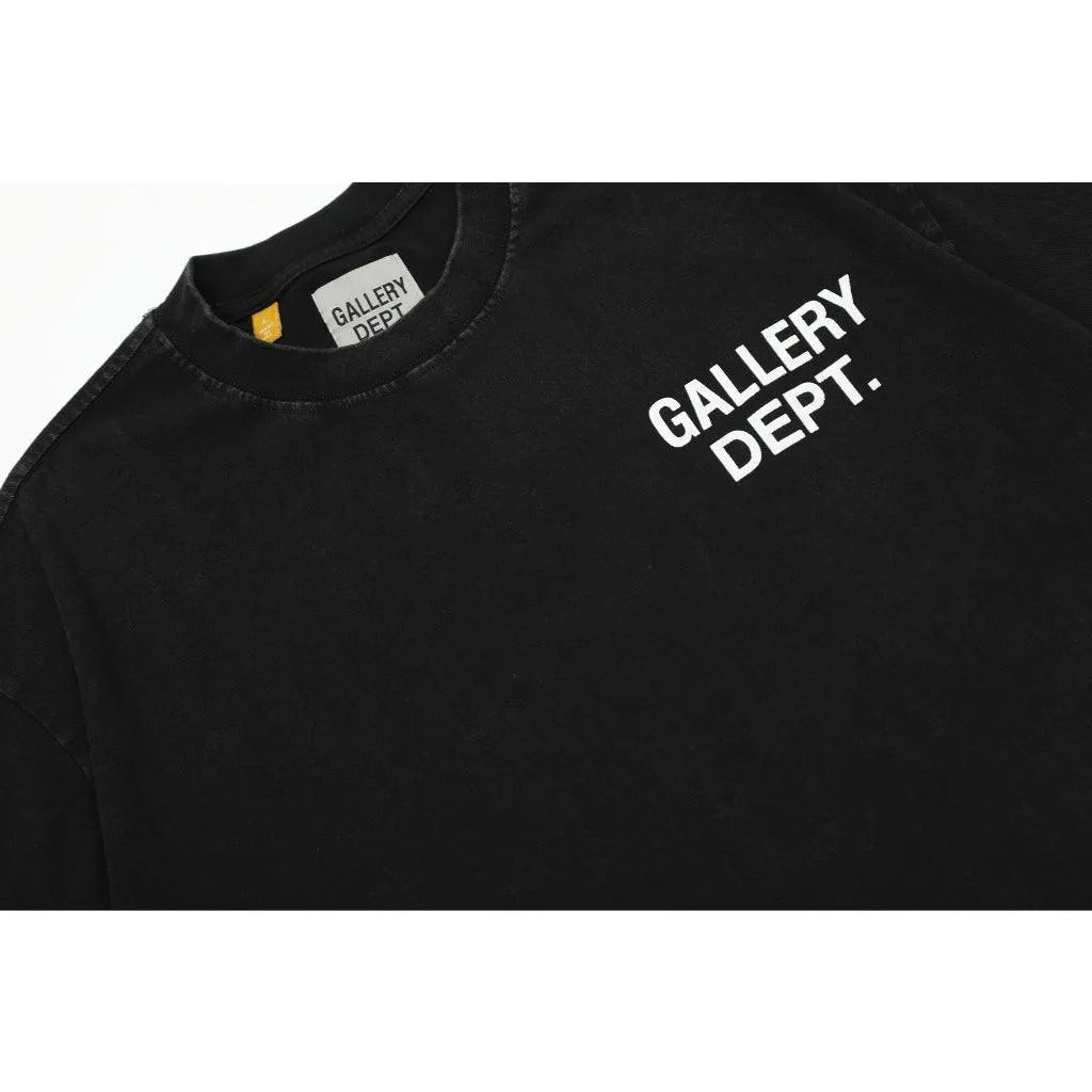 Gallery Dept. Black Logobrand T-Shirt